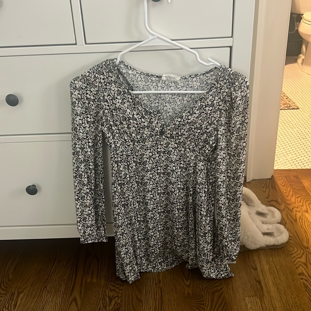 Black flower dress!